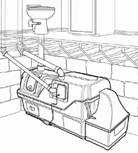 Centrex 3000 AC/DC Composting Toilet System